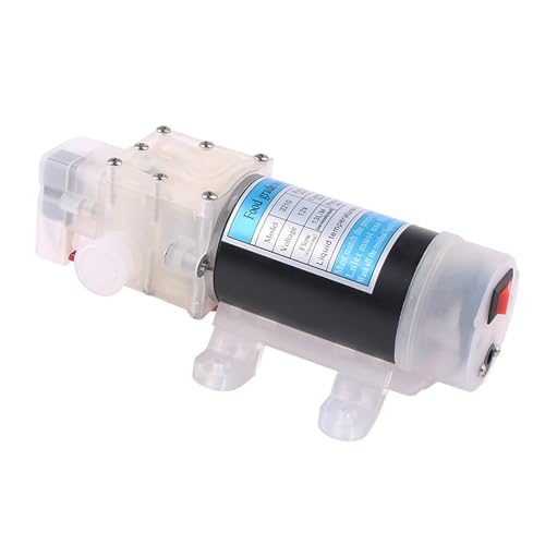 Bomba de microdiafragma 12V 80W autocebante con interruptor de presión 5