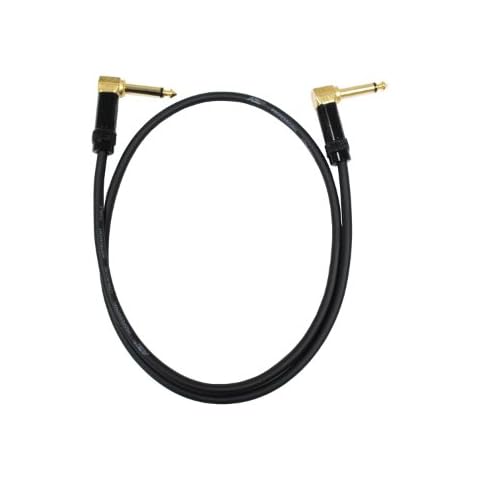 Audio 2000s E27106 6 Ft 1/4" TS Right Angle to TS Right Angle Patch Cable Cover