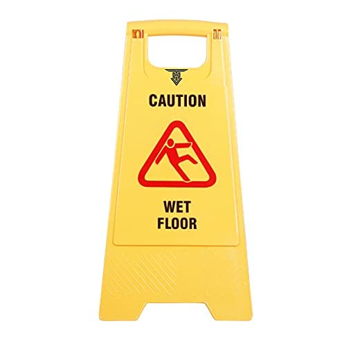 TARGET HYGIENE Wet Floor Caution Sign Board | ABS-Plastic Caution Standing Board (Wet Floor) (B09FFHL6MG) Amazon Price History, Amazon Price Tracker