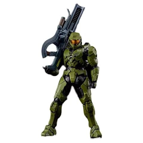 DTBBksy Game Halo Infinite Master Chief Action Figure 1:12 Scale Model Collectible Toys Birthday Gift KO Version Cover