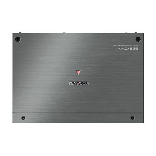 KENWOOD KAC-835 Class D 5-Channel Power Amplifier – 1600W All-in-One Amp for Superior Sound Quality, Versatility, and Advanced Protection