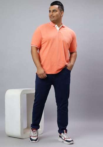 Image of Wear Your Opinion Men's Plus Size Tipped Polo Collar Neck Tshirt