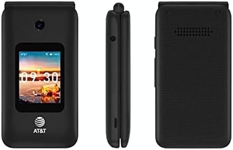 H2O Wireless H2O WIRELESS PREPAID CINGULAR SMARTFLIP 4 U102AA 4G LTE 2.8 Display 4GB SIM Included Black