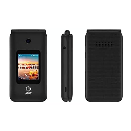 AT&T Locked AT&T Cingular SmartFlip IV U102AA 4G LTE | Prepaid Phone | 2.8" Screen | 4GB | Black(Renewed)