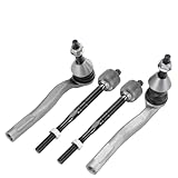 Replacement Parts for 4X Front Inner&Outer Tie Rod Ends for Mercedes-Benz C300 15-21 C350e C63 AMG