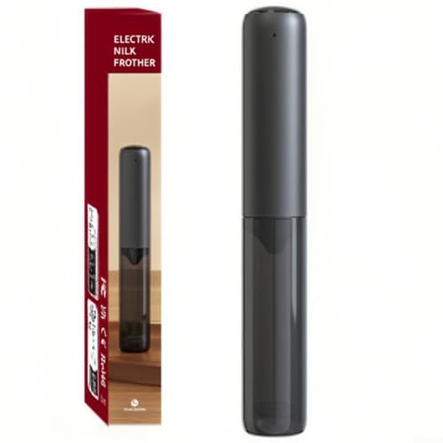 Espumador de leche recargable por USB, mezclador de bebidas eléctrico portátil para batidos de proteínas, huevos, óxido a prueba de óxido, motor silencioso de acero inoxidable, 22,5 cm