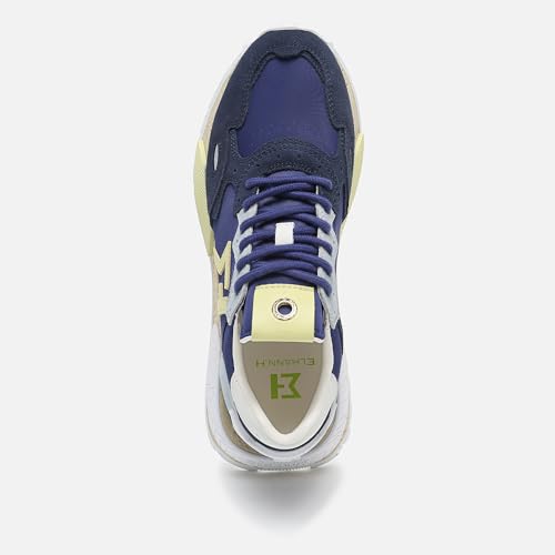 Image of The NSJ358 is a Modern Sneaker Made of Leather and Premium Suede Plus mesh and Nylon. Made by a Stylish Design with Classy Touch.