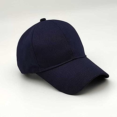 Image of solid plain unisex cotton caps free size adjustable casual look stylish cap