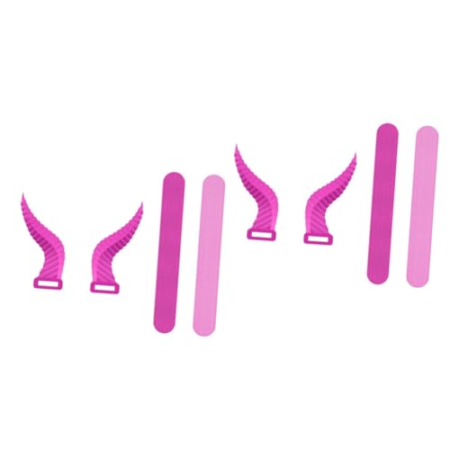 BESTonZON 2 Paar Kopfhörer-Horn-Dekoration Kopfhörer Stirnband Dämonischer Kopfhöreraufsatz Halloween-Requisiten Kopfhörerohren Sprecher Kopfhörer Hörner Hörmuschel Kieselgel Zubehör Headset