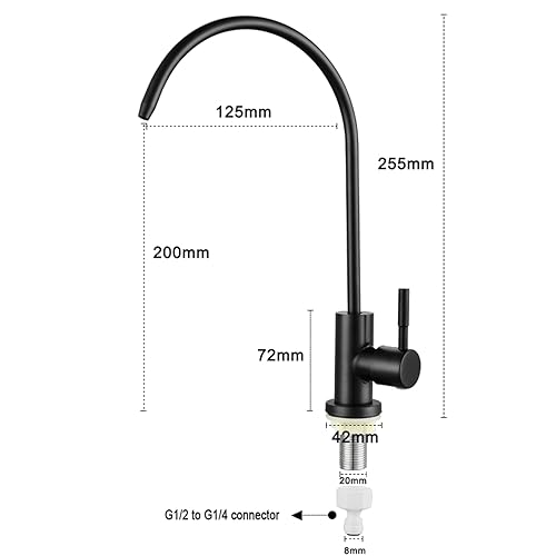 Rubinetto Lavello Cucina per Depuratore Acqua