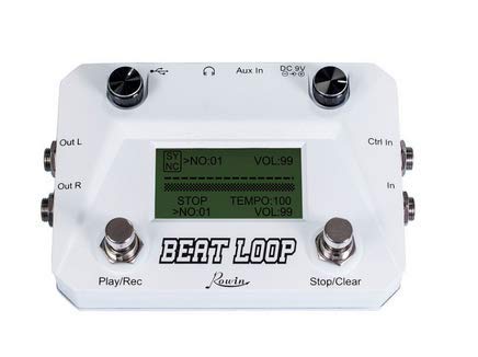 Beat Loop Guitar Looper with Drum Pedal for Musical Instruments