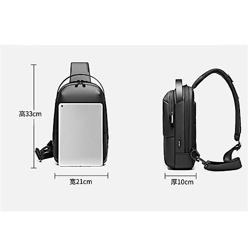Petit sac à dos oblique compact avec sangle réglable confort - 3