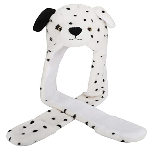 PHOGARY 3 in 1 Animal Hood Hat Scarf and Gloves Set