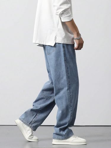 Image of TAGAS Men Relaxed FIT Denim Jeans | Loose Jeans for Men | Mens Baggy Fit Denim Jeans Pant | MDJ-22