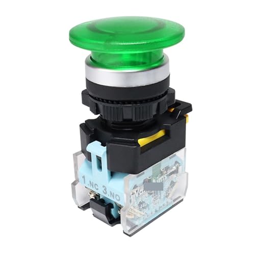 Bouton-poussoir champignon FXB38 interrupteur commande arret demarreur 22mm