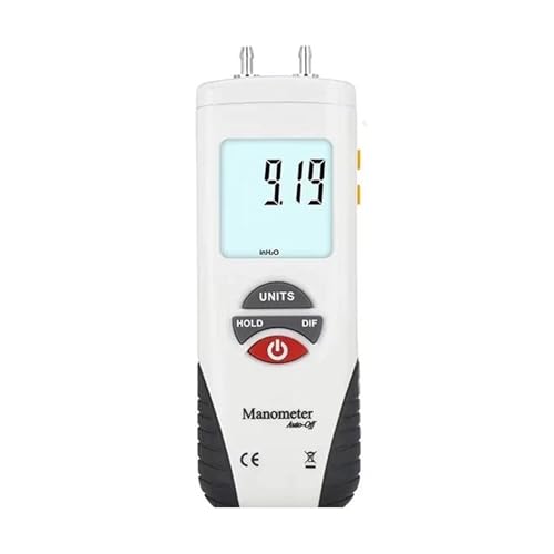 HT-1890 ガス圧力/電子ゲージ マノメーター ハンドヘルド デジタル データホールド デュアルポート エア圧力/電子ゲージ HVAC ガス テストメーター