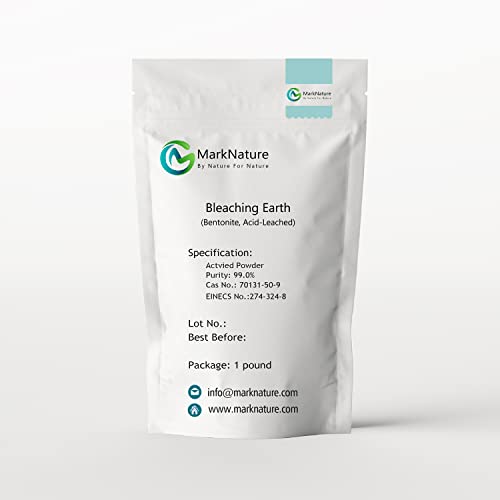 MarkNature Activated Bleaching Earth DH06,High Performance in Decolorization and Filtration (1 Pound)