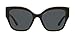 Tory Burch Sunglasses TY 7184 U 192987 Black With Ivory Piping