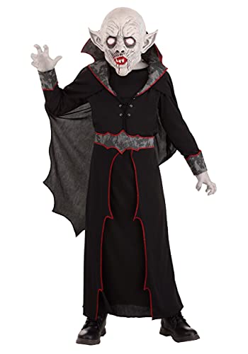Disfraz Infantil de Drácula con Túnica y Máscara miniatura 1