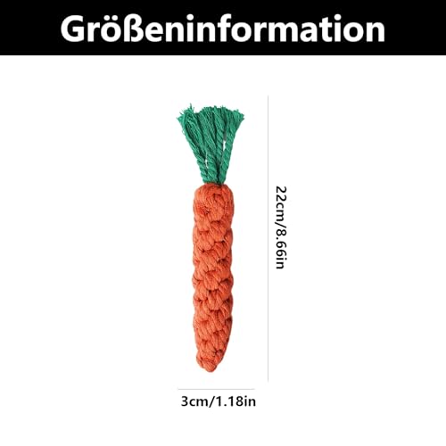 SSHUIKKAI 2 Stück Hundespielzeug Ostern, Kauspielzeug Welpe, Ostergeschenk Für Hunde, Hundespielzeug Welpe, für Kleine Mittelgroße Welpen(Orange Farbe)