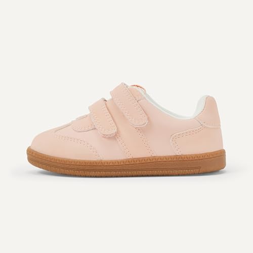 Image of Amazon Essentials x Sofia Grainge Unisex Kids and Toddlers' Hook and Loop Sneakers with Rubber Sole