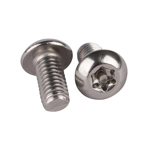 Image of 12PCS 304 Stainless Steel Bolts Torx with Column M5x10 12mm Bicycle Disc Brake Cycle Rotor Water Bottle Cage Screws (M5x10mm)