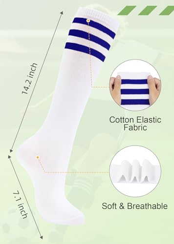 Image of American Trends Women Softball Socks Knee High Tube Socks Long Baseball Soccer Socks for Youth Girls