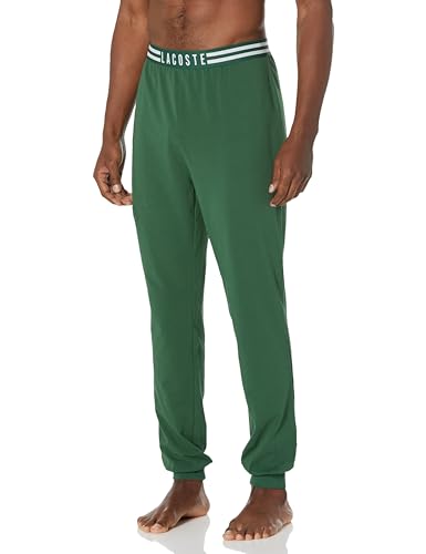 Lacoste Men's Pajama Set with Contrast Logo Print Pants3