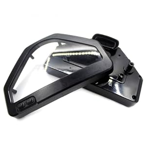 CFAYRLMS Motorrad Instrumentengehäuse CBR1000RR Schwarz