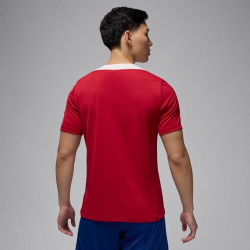 4e haut de foot en maille à manches courtes Jordan Dri FIT Paris Saint Germain Strike pour homme - vue 8