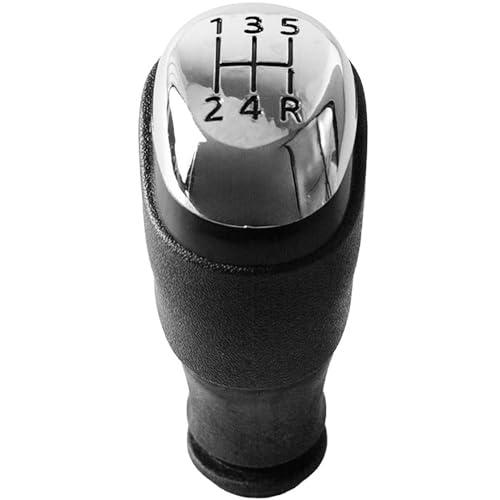 ANBOO Pommeau de Levier de Vitesses Manuel 5 Vitesses pour Renault Clio 4 2012-2019 Chrome
