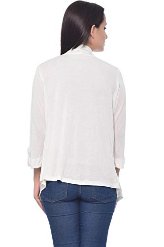Image of Frenchtrendz Womens's Viscose Crepe Shrug(Size: XS-4XL)