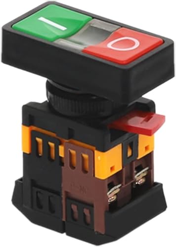 Interrupteur AS-22N 25N double bouton de démarrage arrêt 380V avec voyant LED