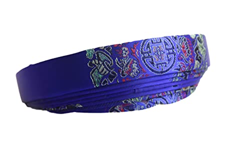 Vietnamese Royal Blue Silk Turban for Boy - Hats to Go with Ao Dai for Boys