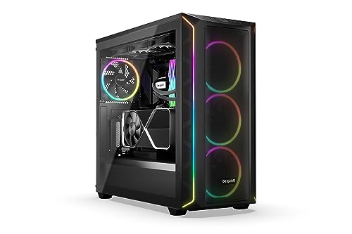 Image of be quiet! Shadow Base 800 FX - ARGB - 4 Light Wings 140mm PWM Fans - Mid-Tower PC Gaming Case - 420mm radiators or E-ATX motherboards Support - Black - BGW63