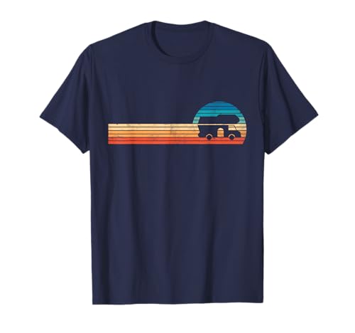 Vintage Motorhome Campervan Sunset Gift T-Shirt