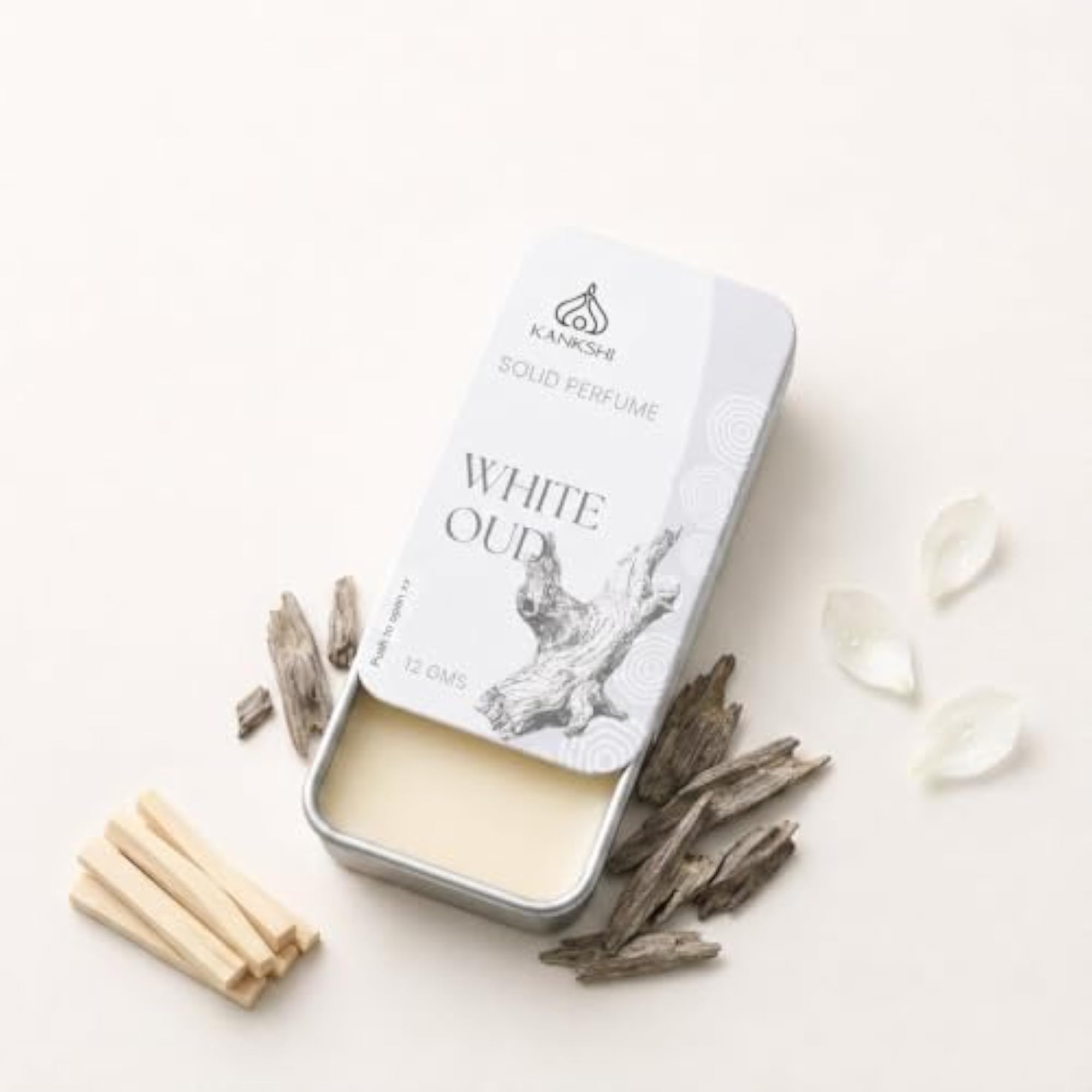KANKSHI White Oud Solid Perfume, 12g