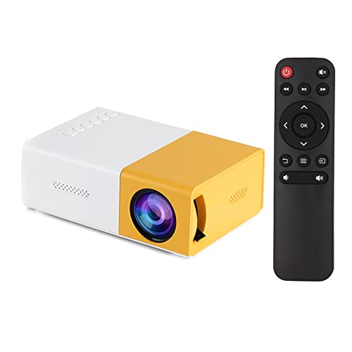 Mini projecteur LED portable 400 lumens avec interface USB et haut-parleur intégré