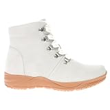 Propét Women's Demi Suede Scotchgard™ Treated Bootie White 8.5 XX-Wide US