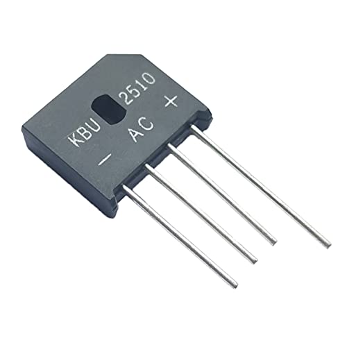 Image of 5pcs KBU2510 2510 Bridge Rectifier Diode 25A 1000V Silicon Bridge Rectifiers,4Pins.