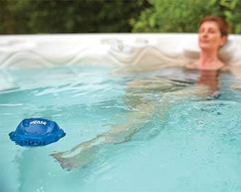 Frog Floating Sanitizing System for Hot Tubs and Hot Tub Water Balance Guide