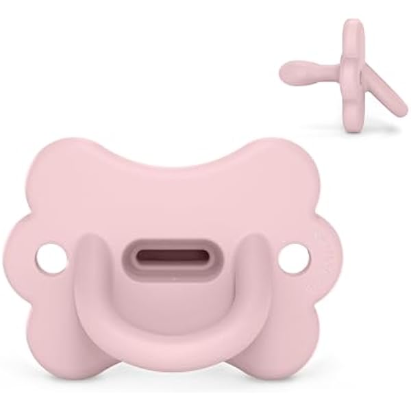 Suavinex, Smoczek dla niemowląt w wieku 0/6 miesięcy, smoczek fizjologiczny, XXPro, super miękki i elastyczny, idealny do snu, rozwój jamy ustnej, kolor Essence Butterfly, różowy