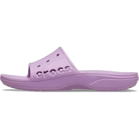 Crocs Unisex Via Slide Sandal in Orchid Cover
