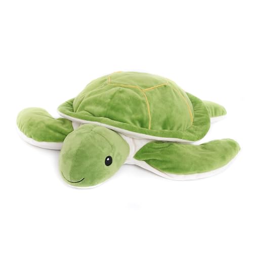 Image of WEIGEDU Weighted Sea Turtle Plush Toy - 20 Inches, 2.3 lbs, Soft & Removable Weight for Kids and Adults - Embroidered Eyes, Comfort