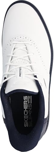 Image of Skechers Go Golf Prestige 214125 WNVR White /Navy /Red Men Golf Shoes