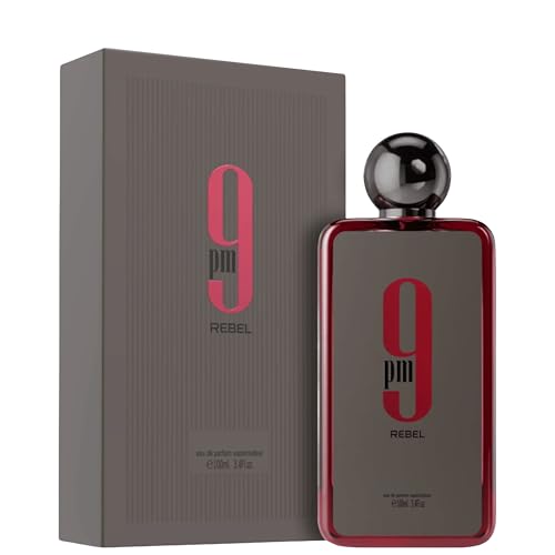 9PM Rebel Eau De Parfum 100ml | Long Lasting Fruity Woody Perfume for Men and Women | Aromatic Caramel Vanilla & Amber Fragrance | Unisex Evening Cologne