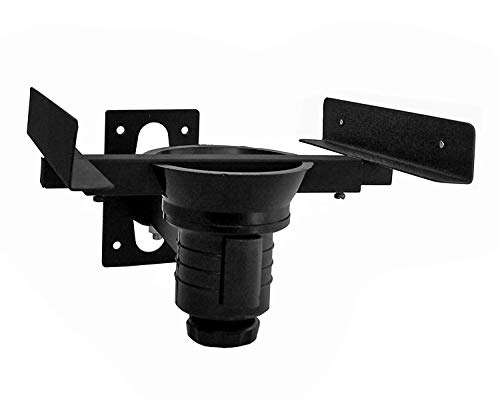 Image of Audiovan Adjustable Speaker Wall Mount Bracket with Swivel 6 x 9 Inches Pair (2 Bracket) (Speaker Wall Mount 6 x 9 Inches, Black)