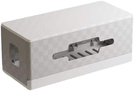 Miniatura 6 de 11.8x5.1x4.3in Cable Management Box Cable Organizer Box and Power Strip Box Hide Desk Cord and Floor Cables to Cover and Hide & Power Strips & Cords