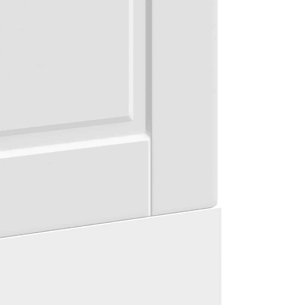 vidaXL Panneau de Lave-Vaisselle Porto Blanc 60x1,5x67 cm