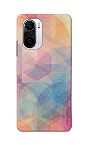 Image of Printed Hard Back Cover Case for Mi 11x 5G | Mi 11x Pro 5G Back Cover (Crumpled Paper Design) -1803